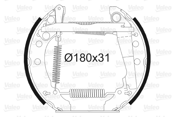 VALEO Fékpofa 554627_VALEO