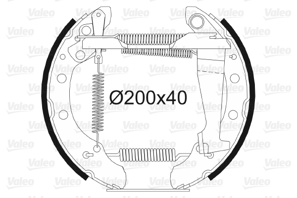 VALEO Fékpofa 554781_VALEO