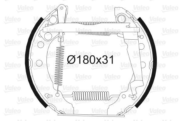 VALEO Fékpofa 554853_VALEO