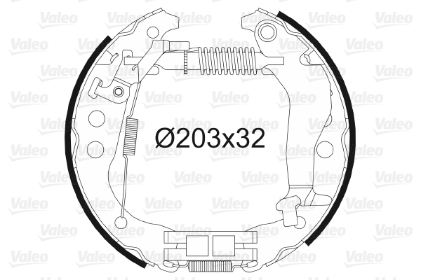 VALEO Fékpofa 554906_VALEO