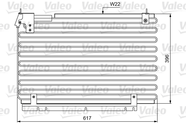 VALEO Klímahűtő 814034_VALEO