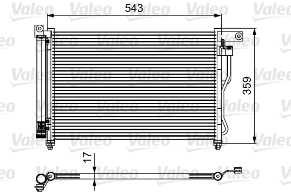 VALEO Klímahűtő 814115_VALEO