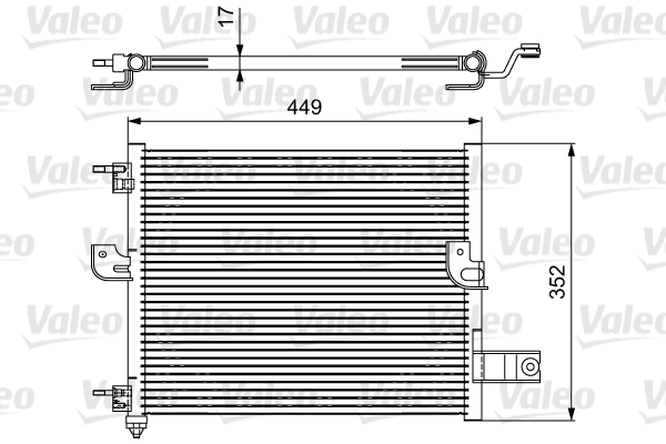 VALEO Klímahűtő 814422_VALEO