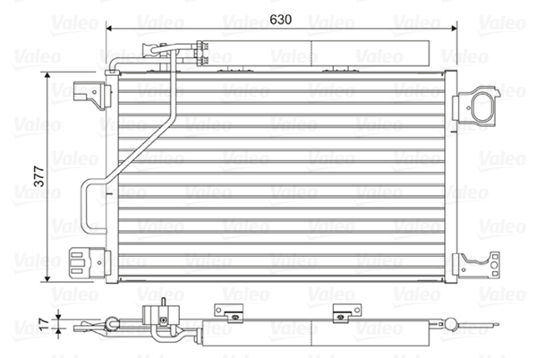 VALEO Klímahűtő 814423_VALEO