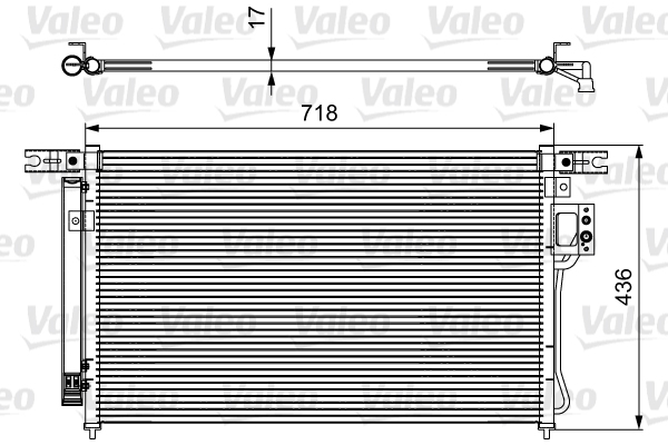 VALEO Klímahűtő 814425_VALEO