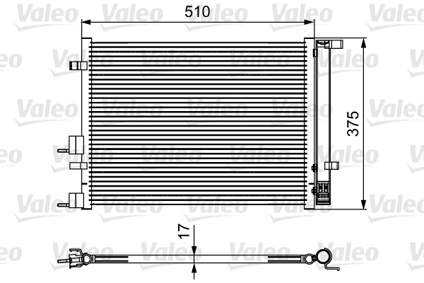 VALEO Klímahűtő 814435_VALEO