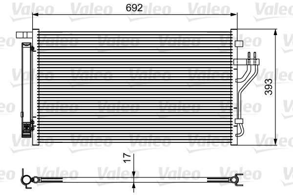 VALEO Klímahűtő 814485_VALEO