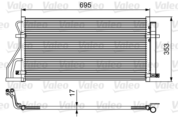 VALEO Klímahűtő 814488_VALEO