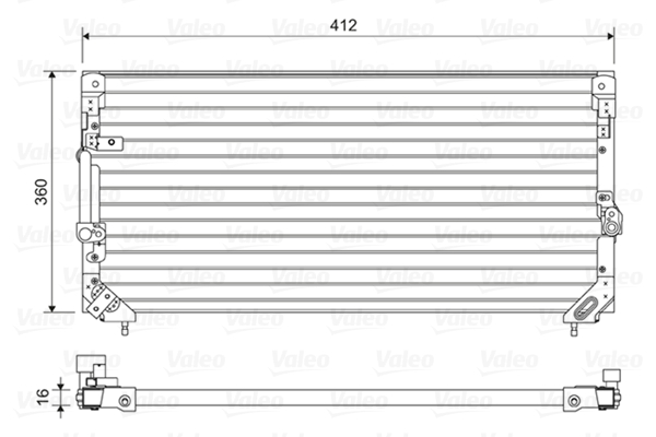 VALEO Klímahűtő 814495_VALEO