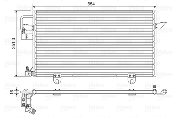 VALEO Klímahűtő 822602_VALEO