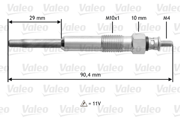 VALEO 345101_VALEO Izzítógyertya