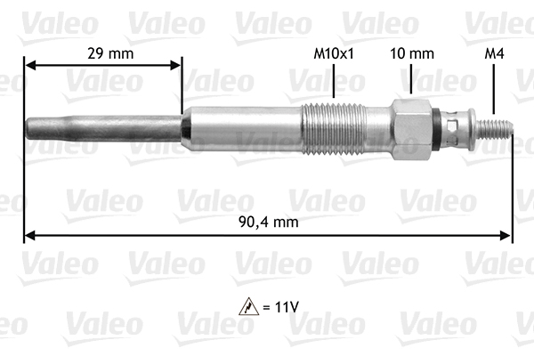 VALEO Izzítógyertya 345102_VALEO