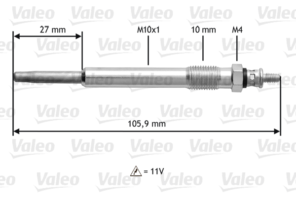 VALEO Izzítógyertya 345103_VALEO