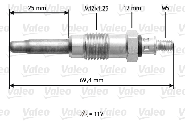 VALEO 345107_VALEO Izzítógyertya