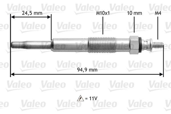 VALEO Izzítógyertya 345110_VALEO