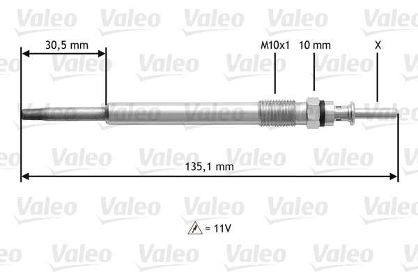 VALEO Izzítógyertya 345112_VALEO