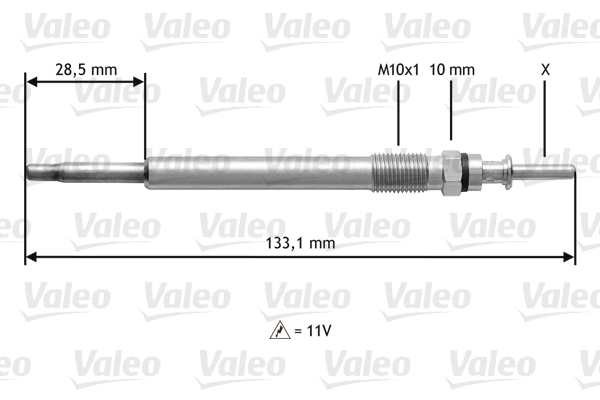 VALEO Izzítógyertya 345113_VALEO