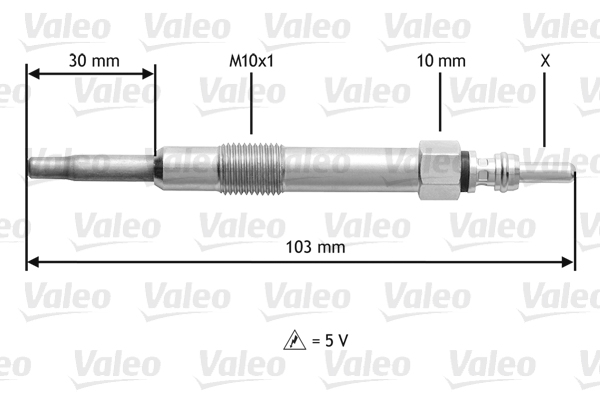 VALEO Izzítógyertya 345115_VALEO