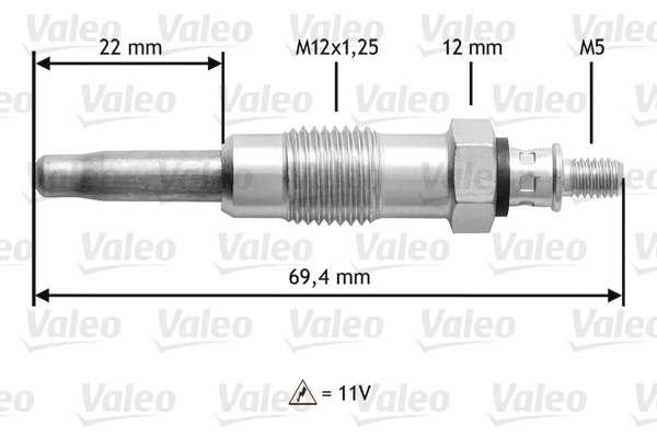 VALEO Izzítógyertya 345116_VALEO