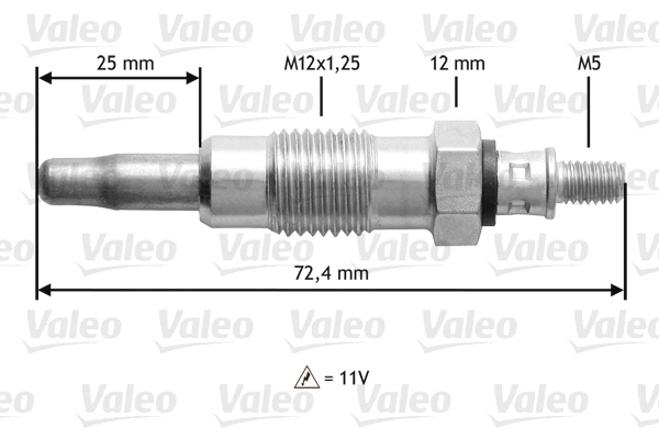 VALEO Izzítógyertya 345119_VALEO