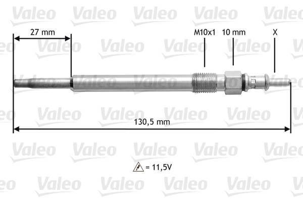 VALEO Izzítógyertya 345121_VALEO