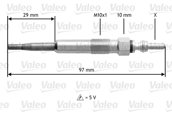 VALEO Izzítógyertya 345125_VALEO