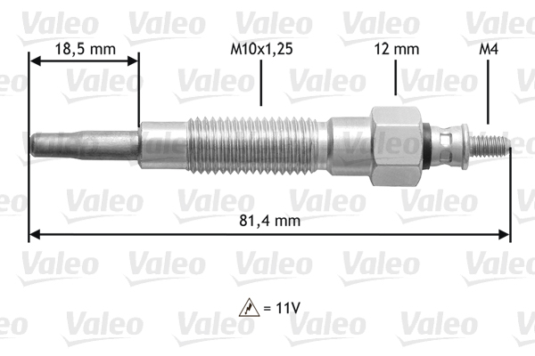 VALEO Izzítógyertya 345126_VALEO