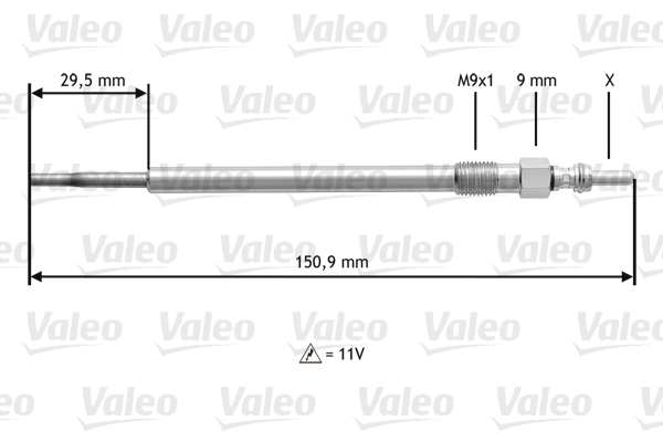 VALEO Izzítógyertya 345131_VALEO