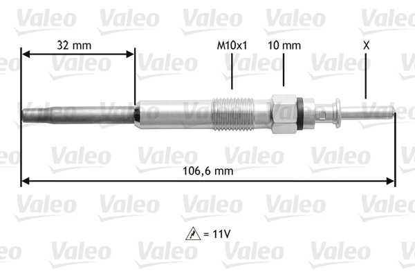 VALEO 345132_VALEO Izzítógyertya