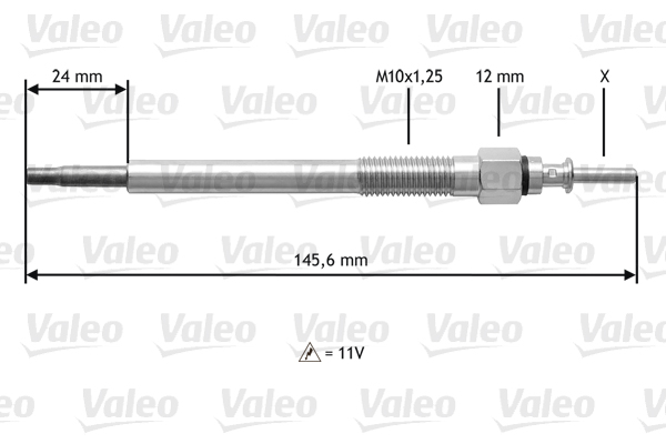 VALEO Izzítógyertya 345133_VALEO