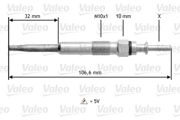 VALEO Izzítógyertya 345134_VALEO