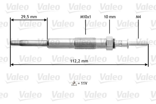 VALEO Izzítógyertya 345135_VALEO