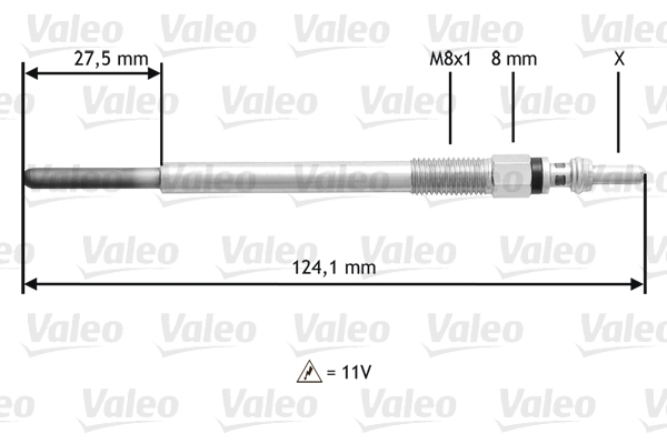 VALEO Izzítógyertya 345138_VALEO