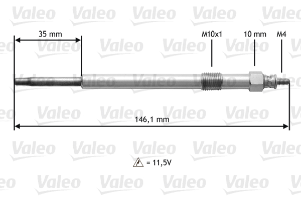 VALEO Izzítógyertya 345139_VALEO