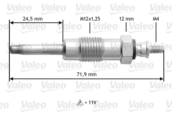 VALEO Izzítógyertya 345140_VALEO