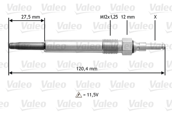 VALEO Izzítógyertya 345146_VALEO