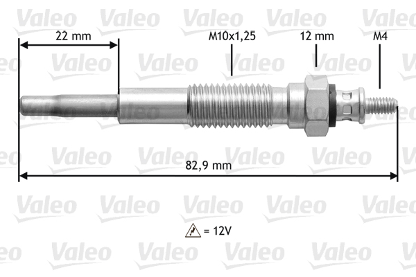 VALEO Izzítógyertya 345148_VALEO