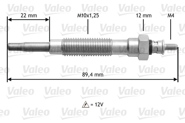 VALEO Izzítógyertya 345149_VALEO