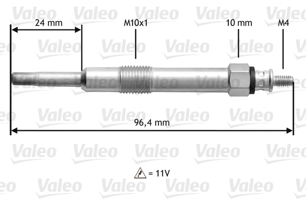 VALEO Izzítógyertya 345150_VALEO