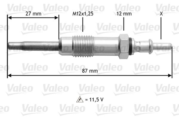 VALEO Izzítógyertya 345151_VALEO