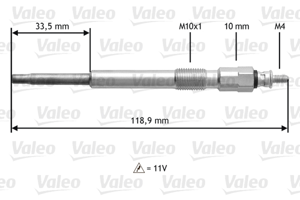 VALEO Izzítógyertya 345152_VALEO