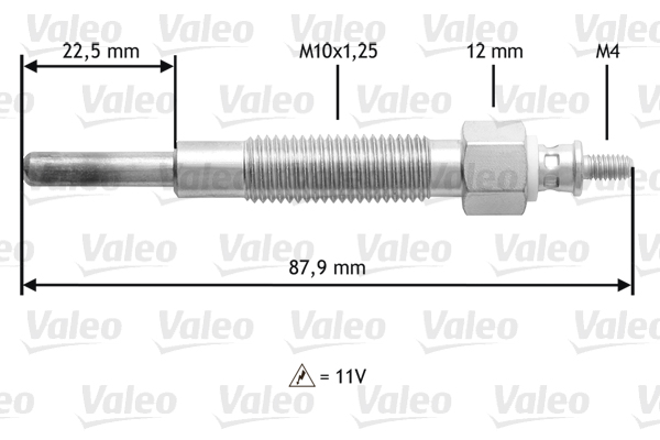 VALEO Izzítógyertya 345157_VALEO