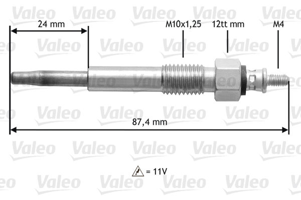 VALEO Izzítógyertya 345159_VALEO