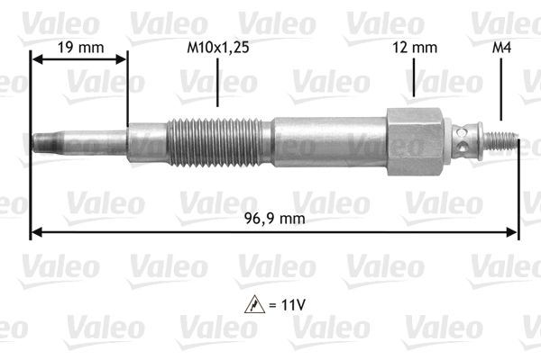 VALEO Izzítógyertya 345161_VALEO