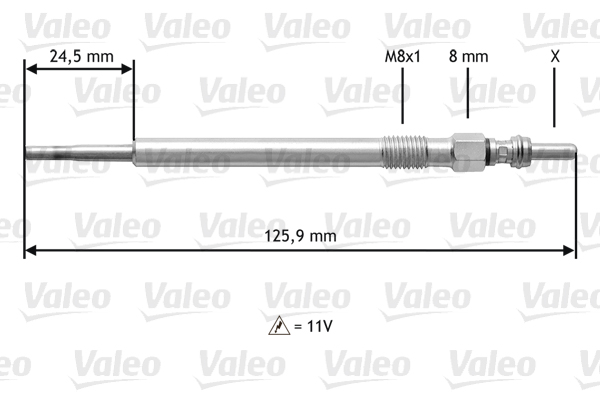 VALEO Izzítógyertya 345164_VALEO