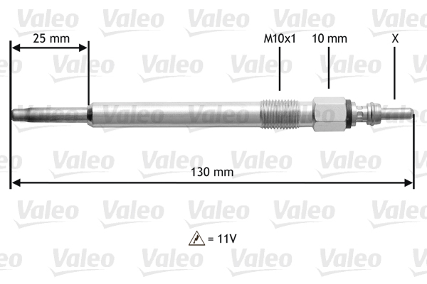 VALEO Izzítógyertya 345166_VALEO