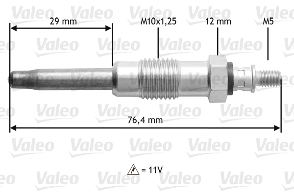 VALEO Izzítógyertya 345170_VALEO