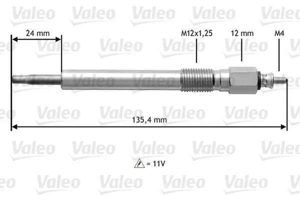 VALEO Izzítógyertya 345178_VALEO