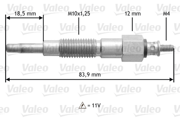 VALEO Izzítógyertya 345180_VALEO