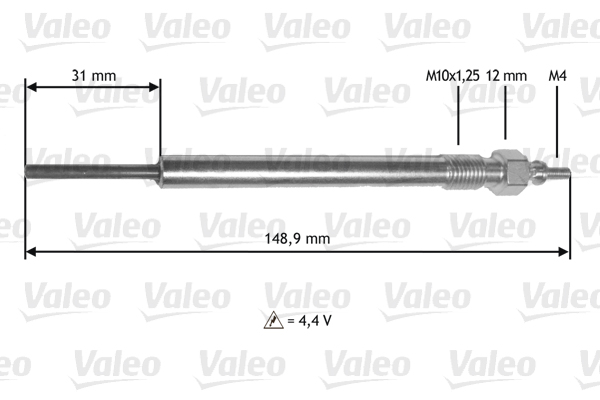 VALEO Izzítógyertya 345182_VALEO